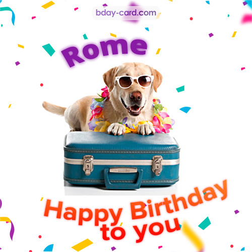 Funny Birthday pictures for Rome