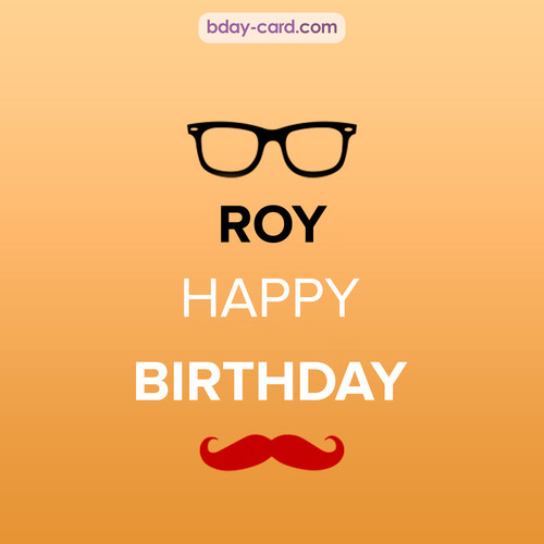 Happy Birthday photos for Roy with antennae