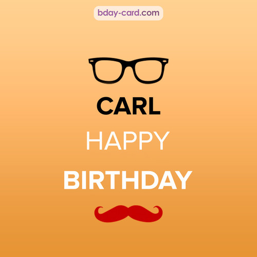 Happy Birthday photos for Carl with antennae