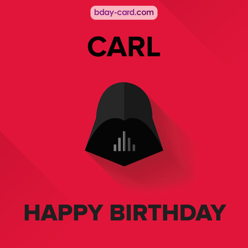 Happy Birthday pictures for Carl with Darth Vader