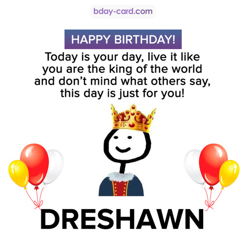 Happy Birthday Meme for Dreshawn