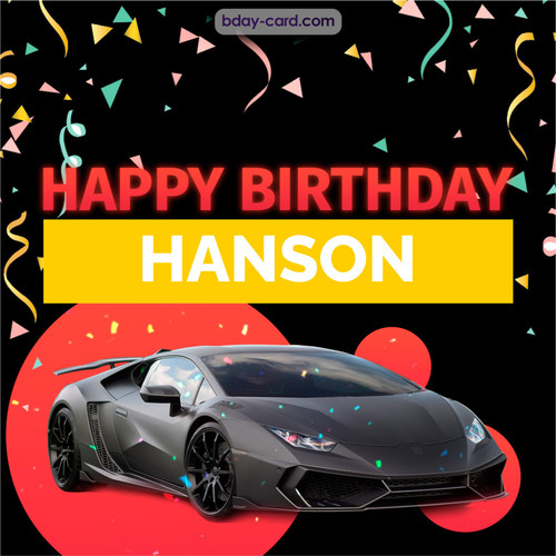 Bday pictures for Hanson with Lamborghini