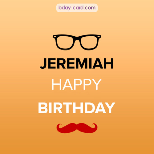 Happy Birthday photos for Jeremiah with antennae
