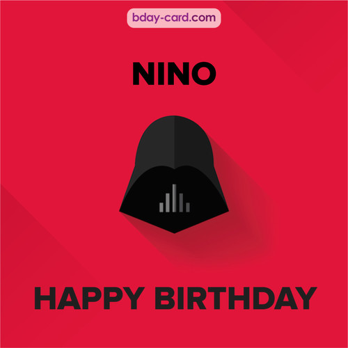 Happy Birthday pictures for Nino with Darth Vader