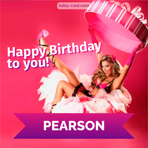 Birthday images for Pearson with lady