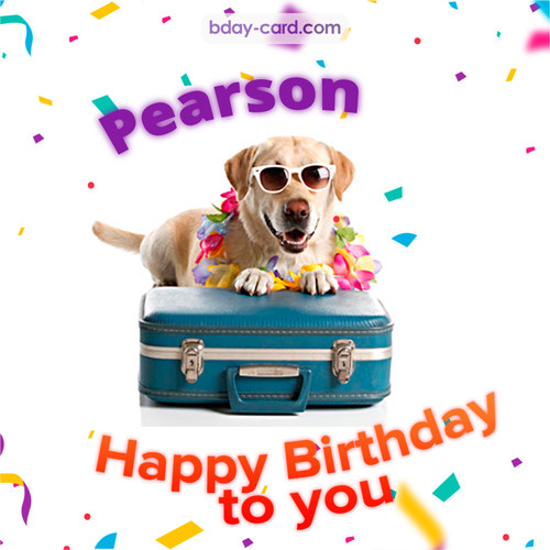 Funny Birthday pictures for Pearson
