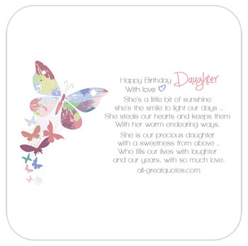 Animated free birthday card for daughter to share on face...