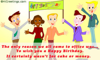 Birthday greeting cards for office colleagues send ecards...