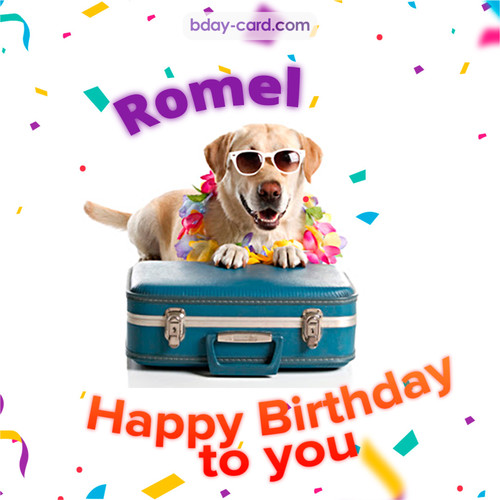 Funny Birthday pictures for Romel