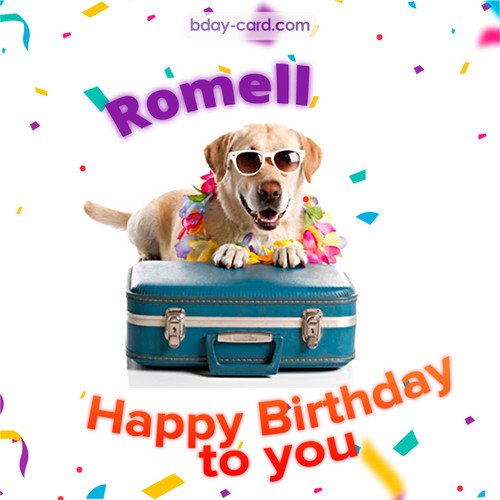 Funny Birthday pictures for Romell