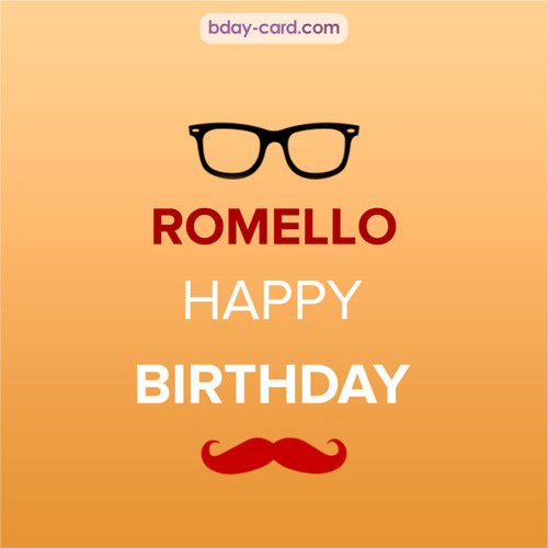 Happy Birthday photos for Romello with antennae