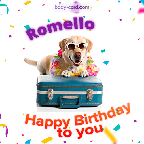 Funny Birthday pictures for Romello