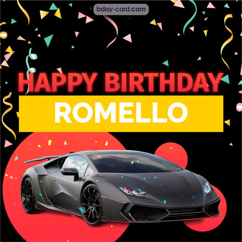 Bday pictures for Romello with Lamborghini