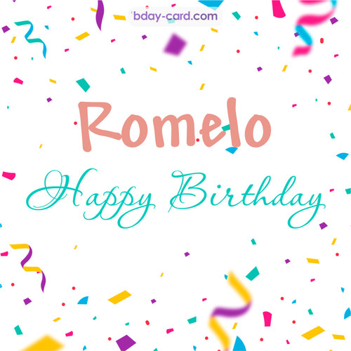 Greetings pics for Romelo with sweets