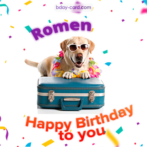 Funny Birthday pictures for Romen
