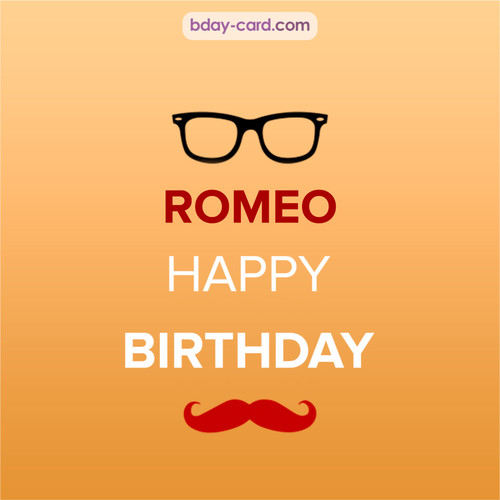 Happy Birthday photos for Romeo with antennae