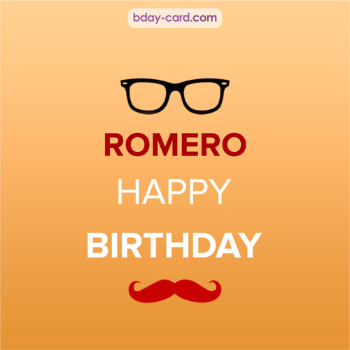 Happy Birthday photos for Romero with antennae
