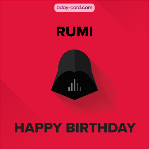 Happy Birthday pictures for Rumi with Darth Vader