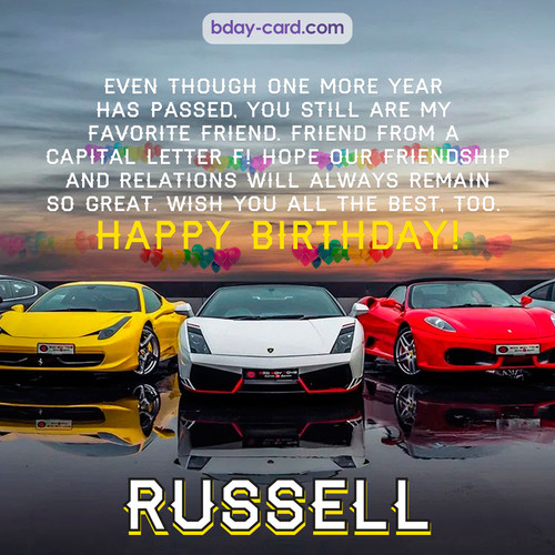 Birthday pics for Russell with Sports cars