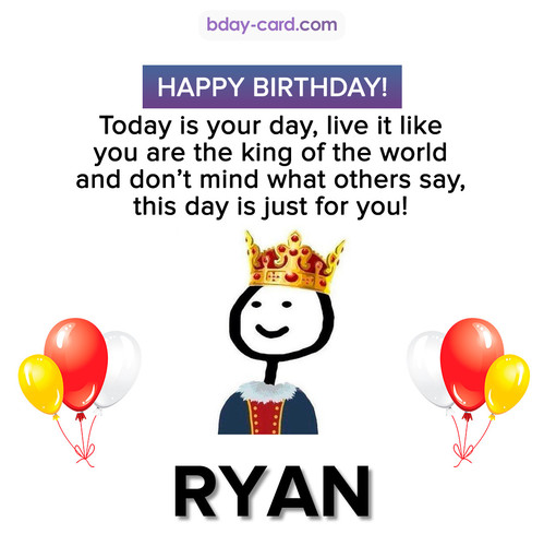 Happy Birthday Meme for Ryan