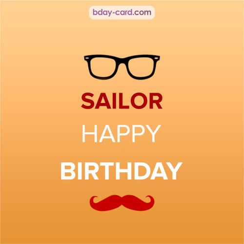 Happy Birthday photos for Sailor with antennae