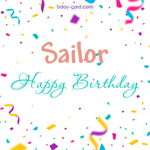 Greetings pics for Sailor with sweets