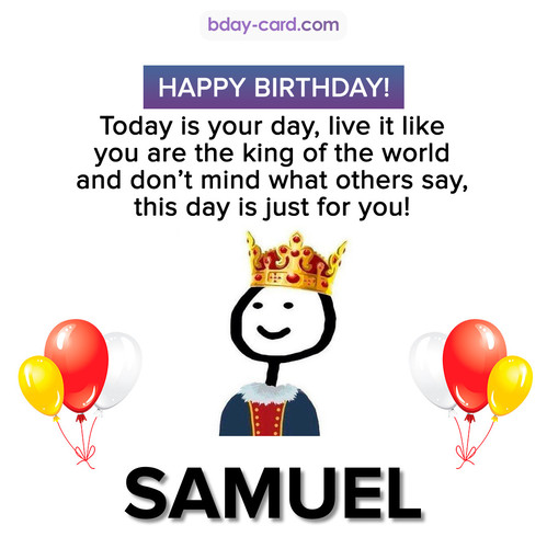 Happy Birthday Meme for Samuel