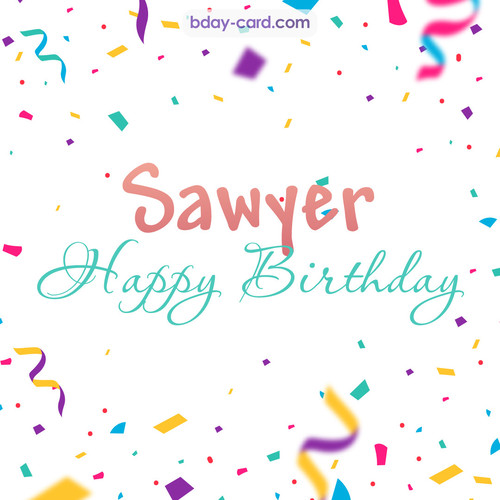 Greetings pics for Sawyer with sweets