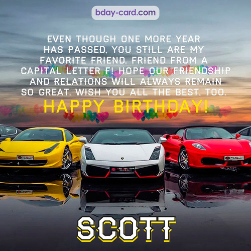 Birthday pics for Scott with Sports cars