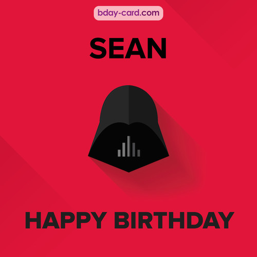 Happy Birthday pictures for Sean with Darth Vader