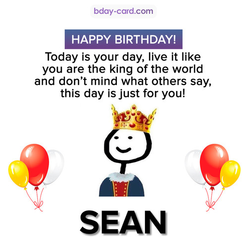 Happy Birthday Meme for Sean