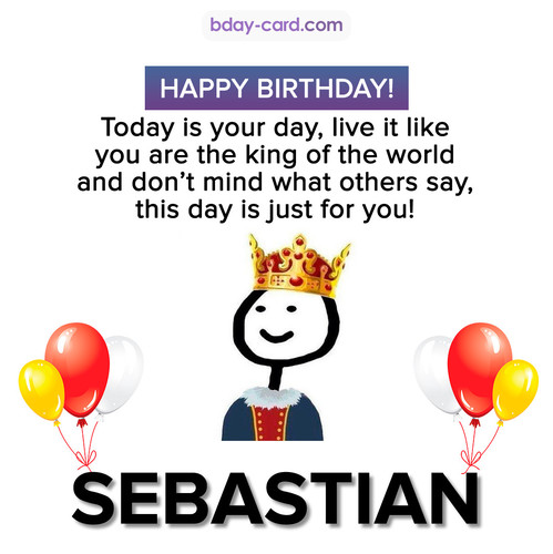Happy Birthday Meme for Sebastian