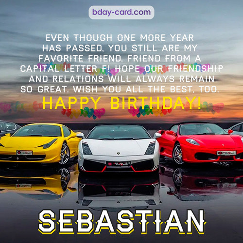 Birthday pics for Sebastian with Sports cars