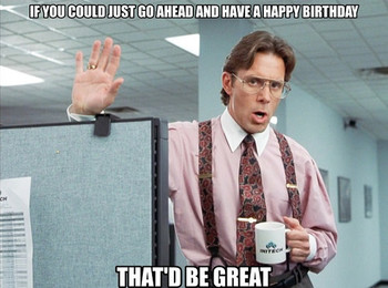 Office space birthday