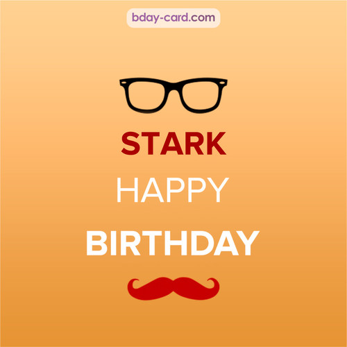 Happy Birthday photos for Stark with antennae