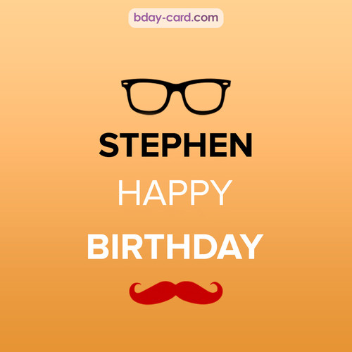 Happy Birthday photos for Stephen with antennae