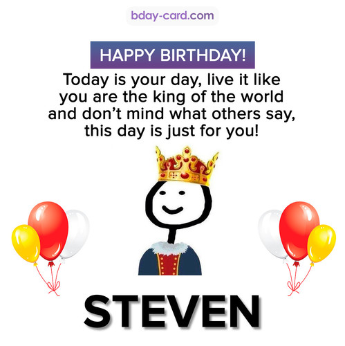 Happy Birthday Meme for Steven