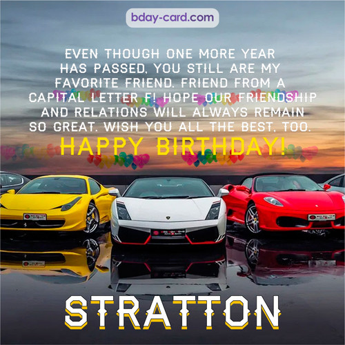 Birthday pics for Stratton with Sports cars