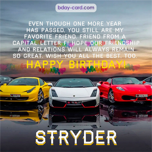 Birthday pics for Stryder with Sports cars