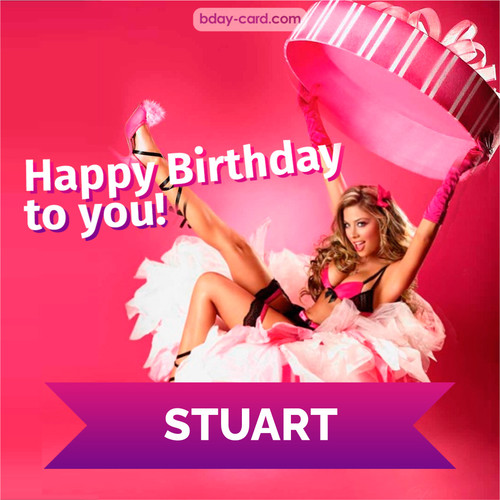 Birthday images for Stuart with lady