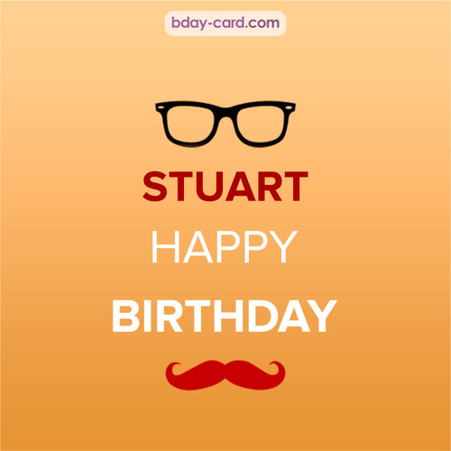 Happy Birthday photos for Stuart with antennae