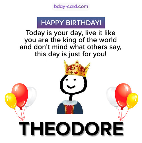 Happy Birthday Meme for Theodore