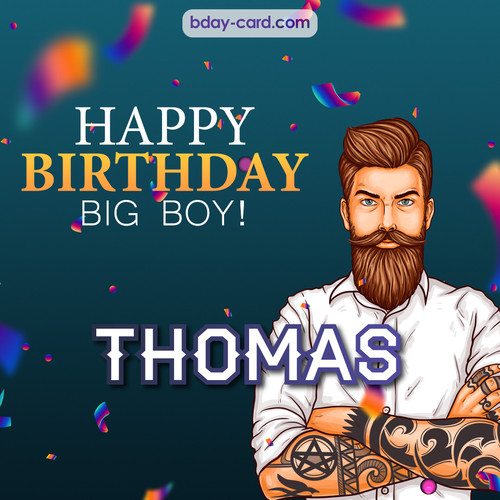 BDay big boy Thomas - Happy Birthday