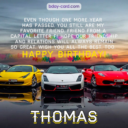 Birthday pics for Thomas with Sports cars