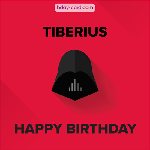 Happy Birthday pictures for Tiberius with Darth Vader
