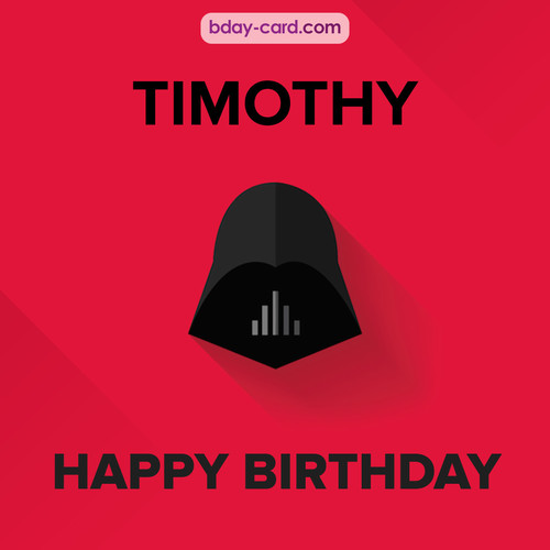 Happy Birthday pictures for Timothy with Darth Vader