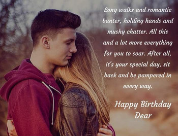 Birthday wishes for girlfriend  romantic card messages