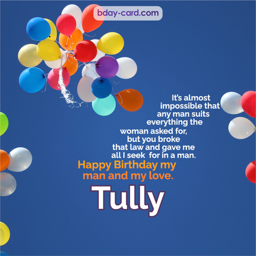 Birthday images for Tully with Balls