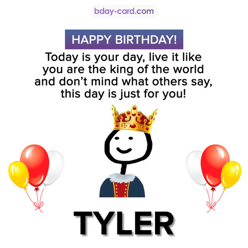 Happy Birthday Meme for Tyler