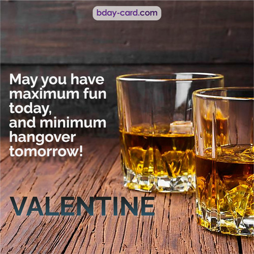 Greetings pics for Valentine with Whiskey